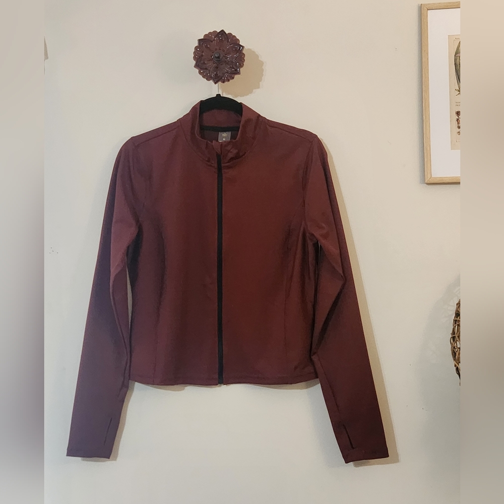 Harmony & Balance Lightweight Full Zip Performance Athletic Jacket. Size M